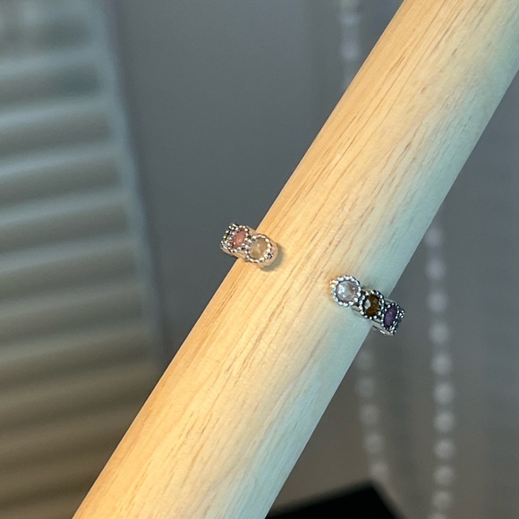 Natural Tourmaline Ring Open End self adjust size - Picture 2 of 6